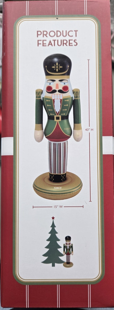 Christmas FUNBOY Nutcracker Inflatable Holiday Decor 3.5 ft tall