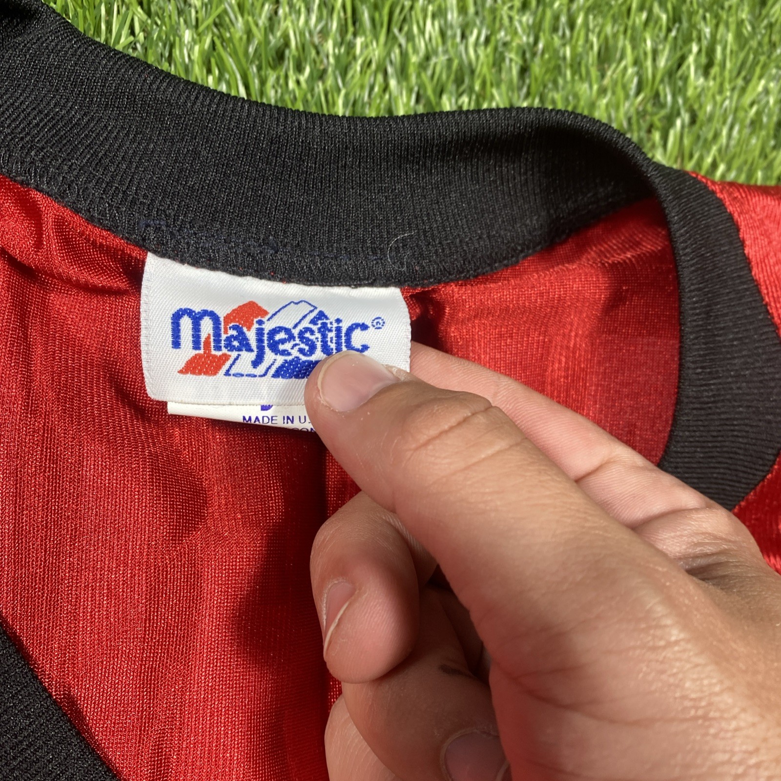 Las Vegas Gladiators Arena Football Jersey Mens Large Red #97 Majestic