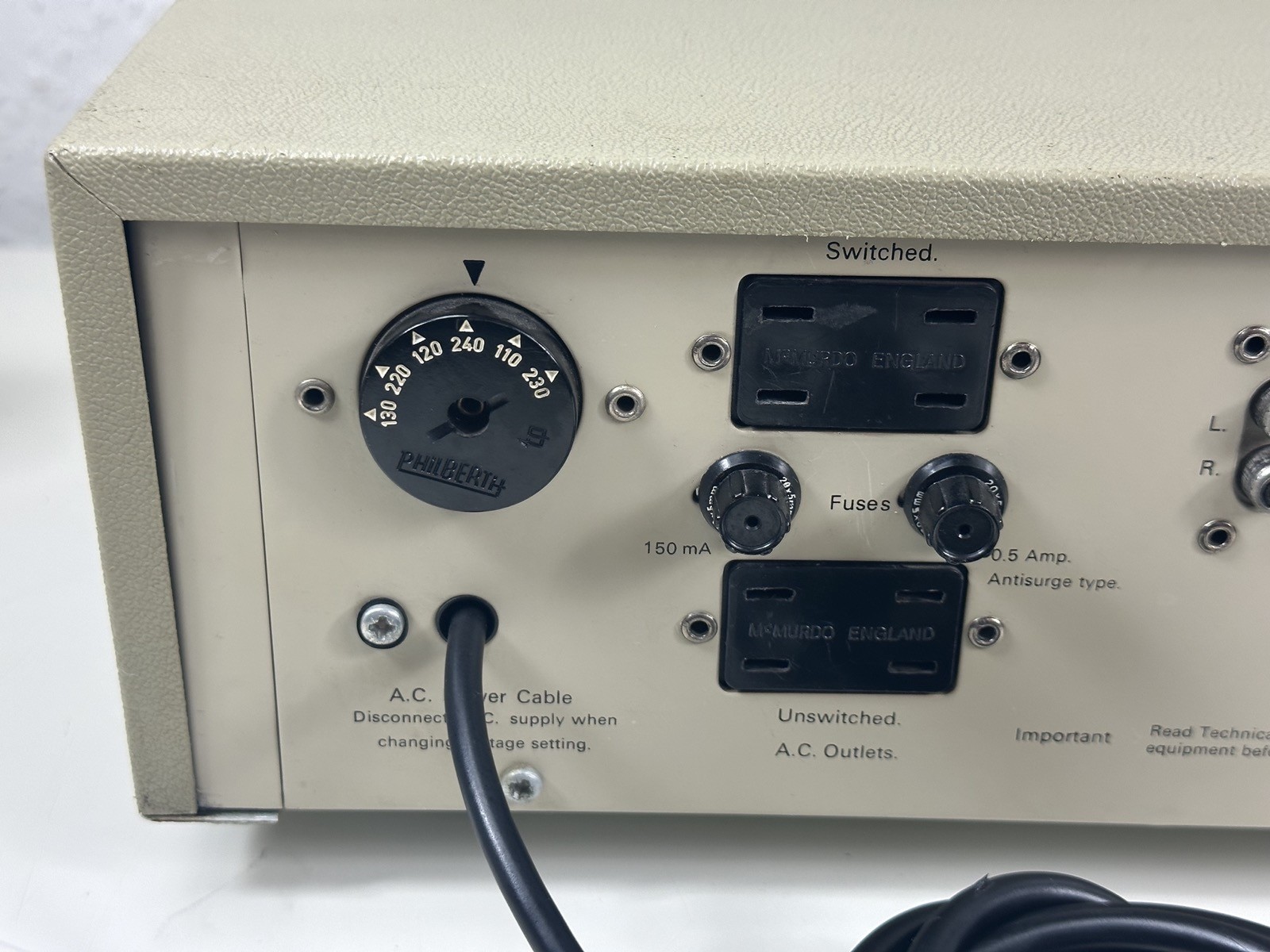 Radford SC-24 Stereo Control Unit / Preamplifier