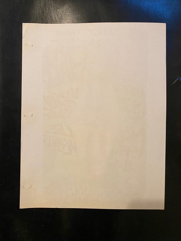 Moby Grape 1966 California Hall Handbill Flyer Psychedelic