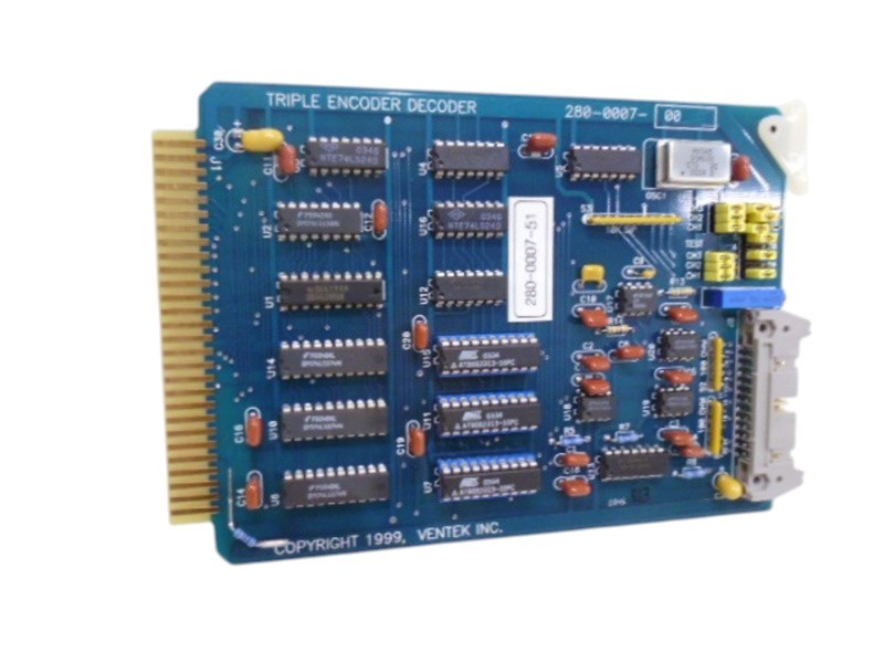 VENTEK 280-0007-51 TRIPLE ENCODER DECODER UNMP