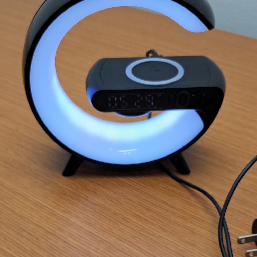 Blingbin Black Illuminating Wireless Charger with LED Display