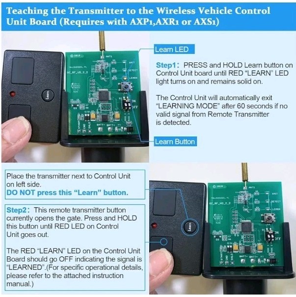 Vehicle Exit Sensor Kit For Ghost Controls Driveway Door Opening Systems