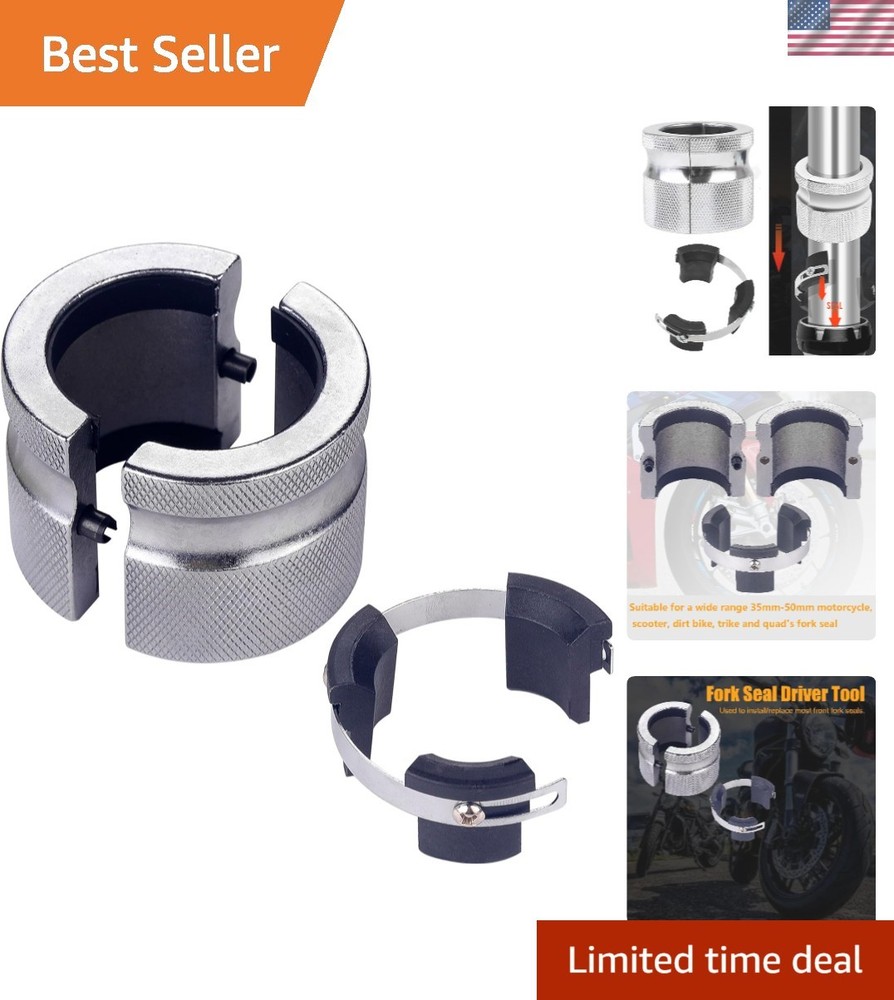 Durable Fork Seal Tool for Motorcycles, Scooters - 39mm - 50mm Adjustable Range