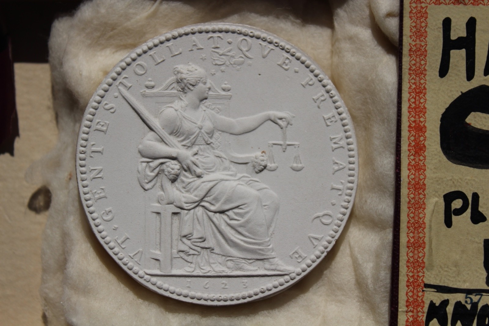 Art Medals Bronze Plaster CAST - SIGNED By Victor Brenner RARE - One Of A Kind!