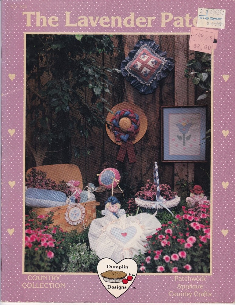 Vintage Applique Patterns, Lavender Patch Country Collection CC104, Needlework