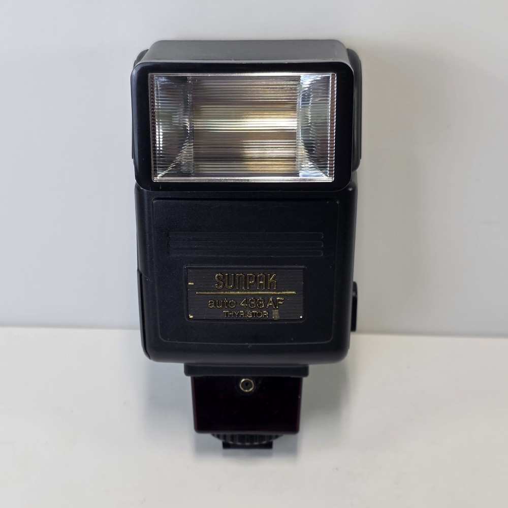 Sunpak Auto 433 AF Shoe mount Thyristor Flash for Minolta AF - Untested