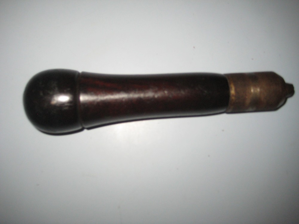 Antique dated 1868 Millers Falls Tool Holder Rosewood Multi-tool with 8 Bits
