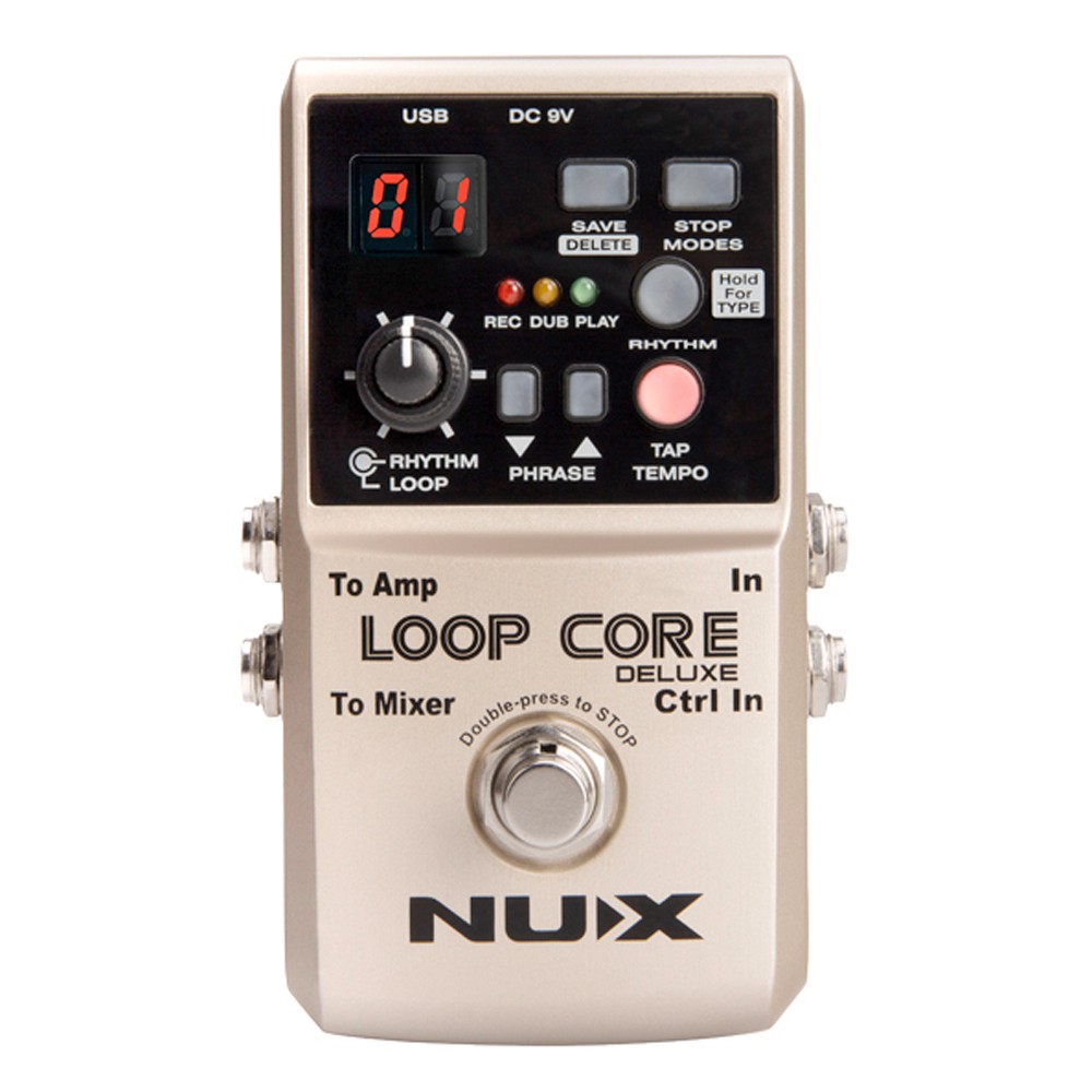 NUX Loop Core Deluxe Looper Pedal w/Drum Machine - Open Box