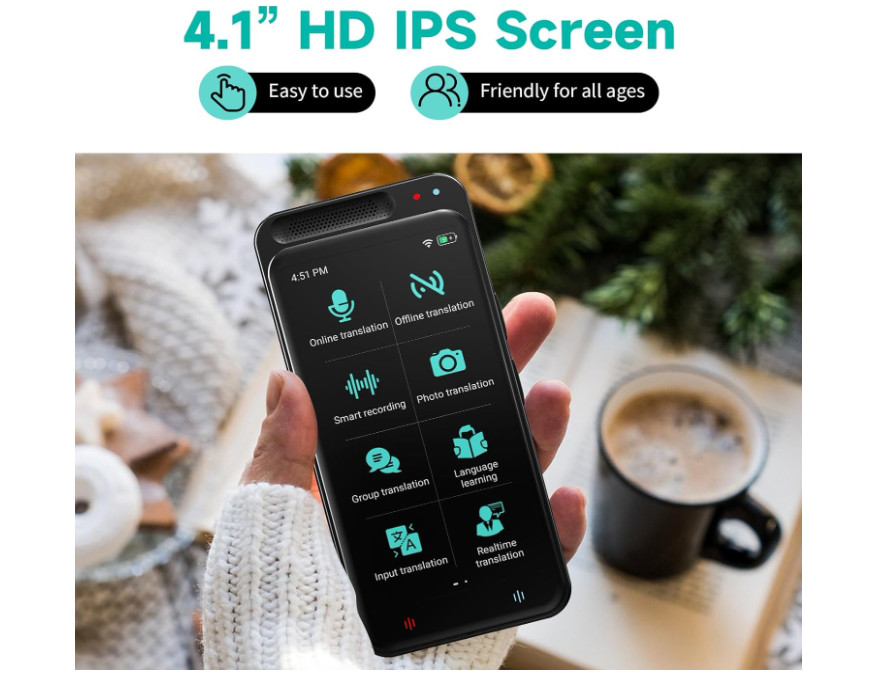 Portable Language Translator Device 138 Languages Voice Translating Offline