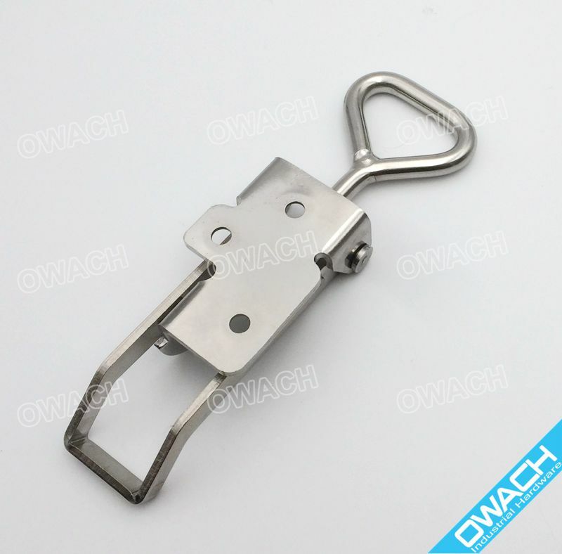 Stainless Steel Adjustable Toggle Latch Draw latch Catch with Lock-Hole