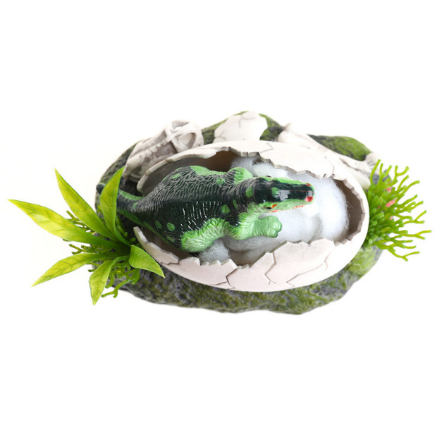 Pneumatic fish tank decoration oxygenation simulation dinosaur shell breaking