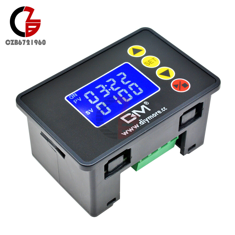 1.37" Digital LCD Microcomputer Relay Time Controller Module DC12/24V AC110-220V