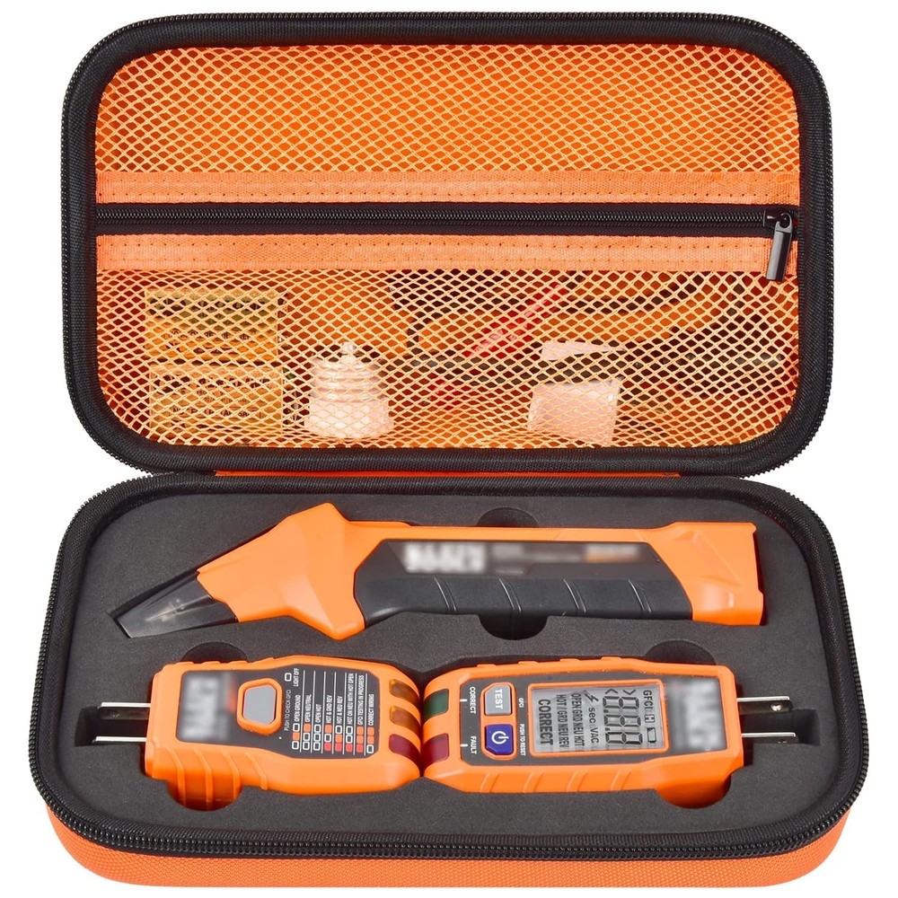 Durable Klein Tools Testers Case: Compact Storage for ET310 & RT250 - Orange