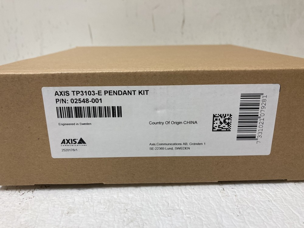 Axis TP3103-E Pendant Kit P/N 02548-001 Open Box