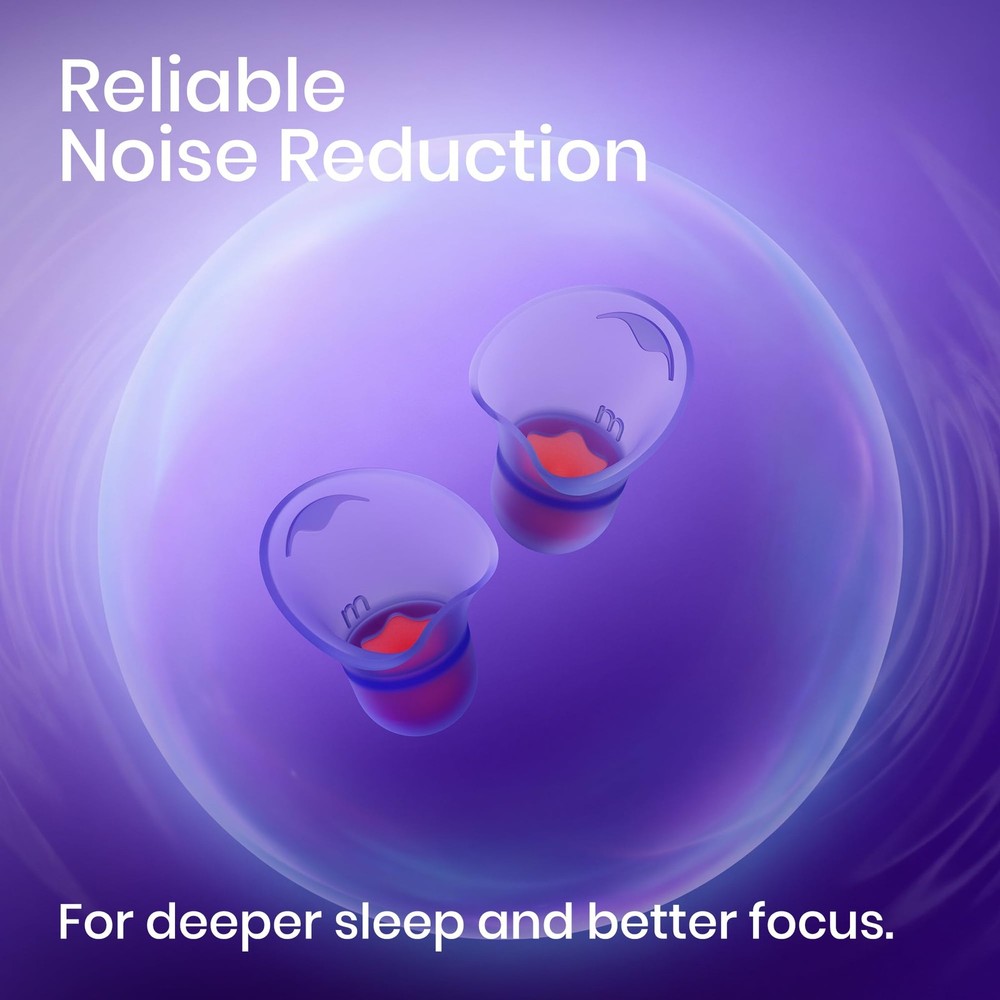 Earplugs – Engineered for Maximum Side-Sleep Comfort, Reusable Ear Plugs for ...