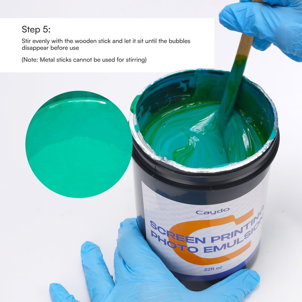 Emulsion Screen Printing for Pattern Printing, 32oz Large Screen Printing Emu...
