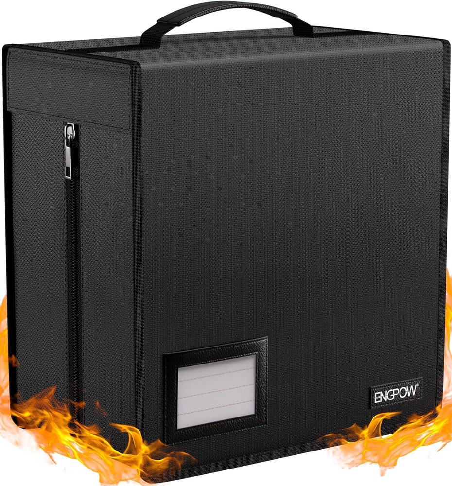 Fireproof CD Case,Cd/Dvd Storage Case,400 Capacity CD Binder DVD Storage Holder