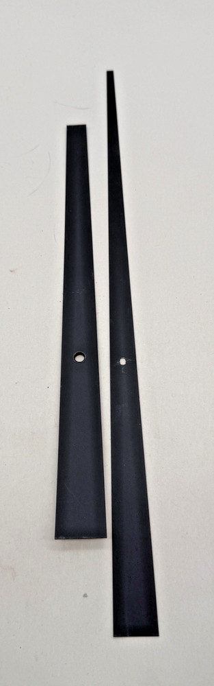 NOS Black Clock Hands, Quartz.  Minute Hand 8", Hour 6" (CHL-3392)