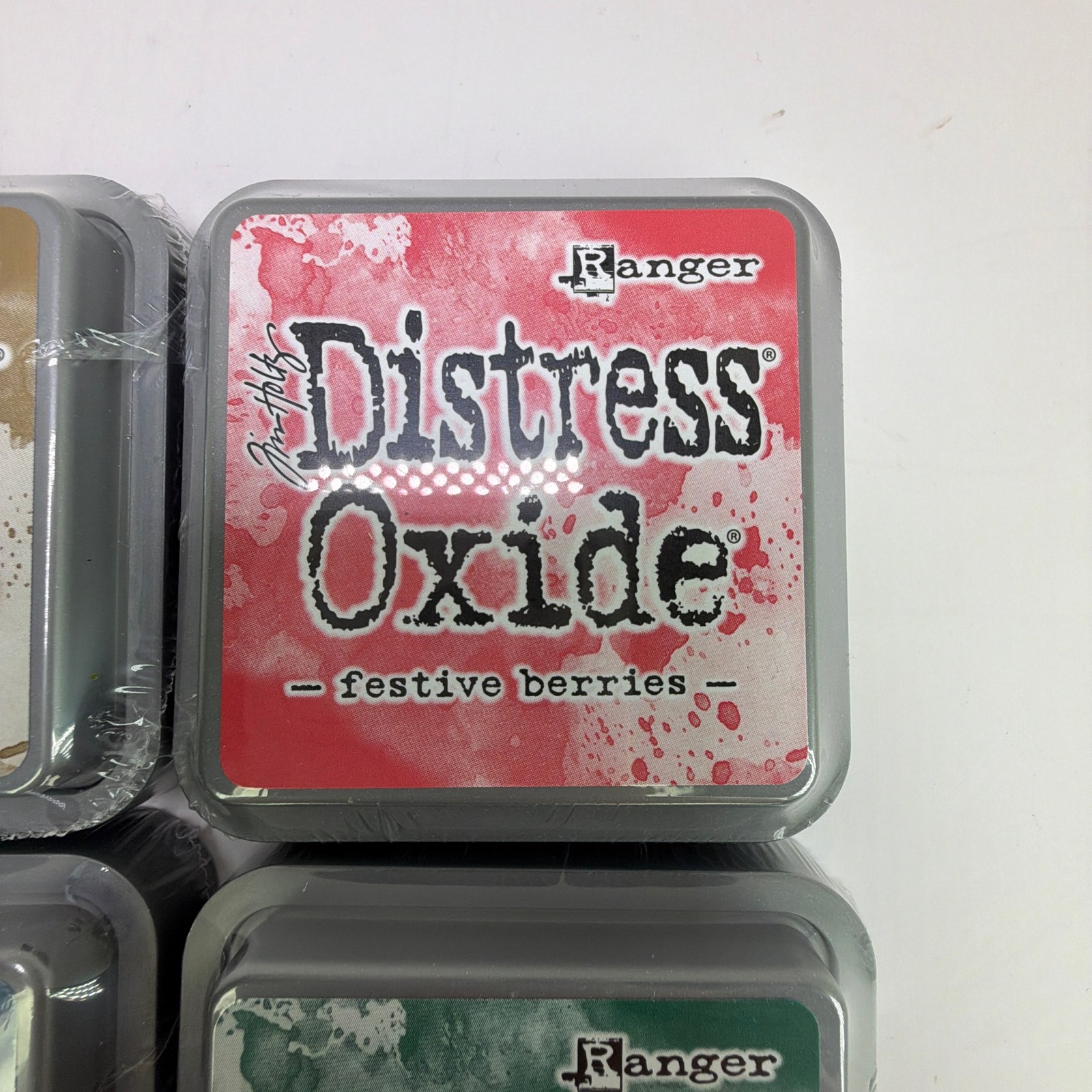 Lot of 4 Ranger Tim Holtz Distress Oxide Ink Pads - New Sealed - 3x3 Full Size