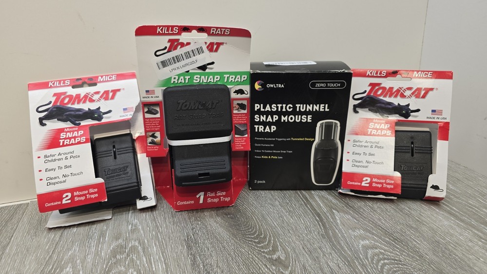 Mouse & Rat Traps BUNDLE ,Tomcat,Owltra