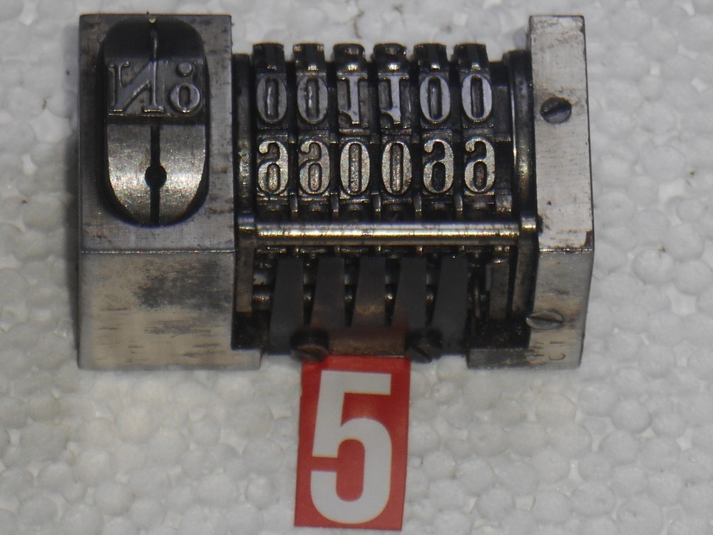 WETTER Letterpress Numbering machine | 5