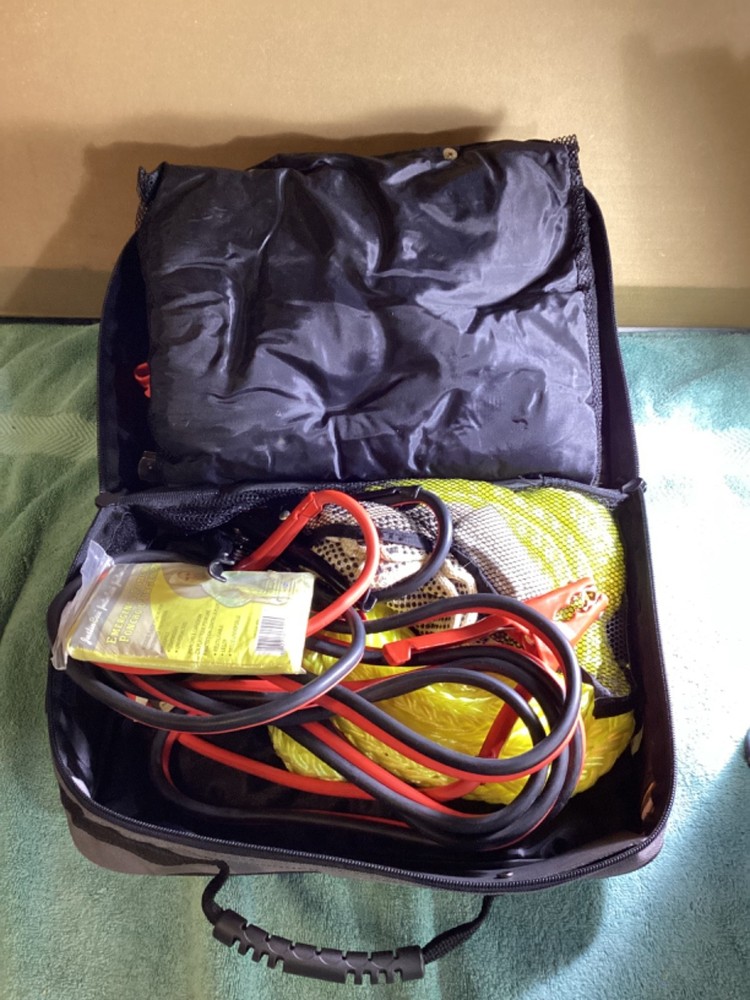 Auto Ready Roadside Emergency Kit Car Safety Essentials in EUC