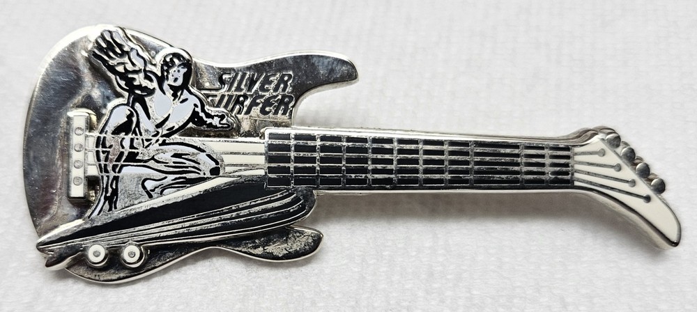 Universal Studios Orlando Silver Surfer Guitar Pin Marvel Ltd. 500