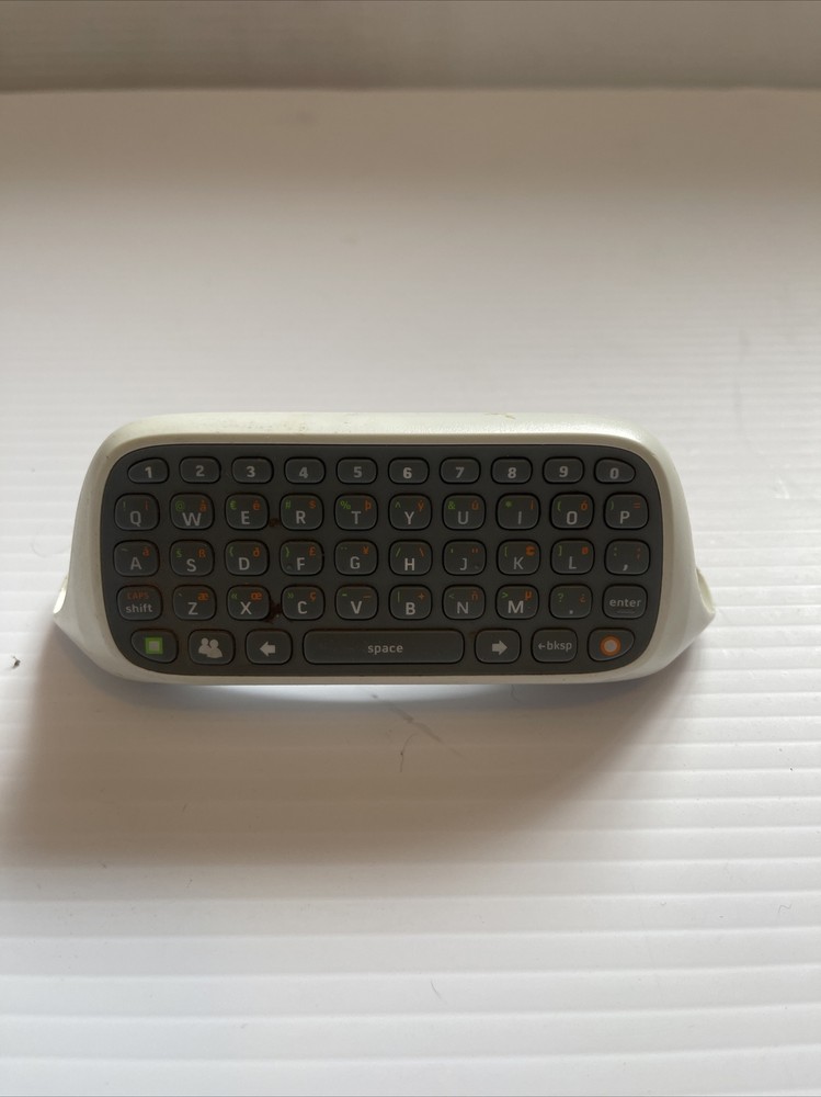 OEM Official Microsoft Xbox 360 Chatpad Keyboard Text Keypad Controller White