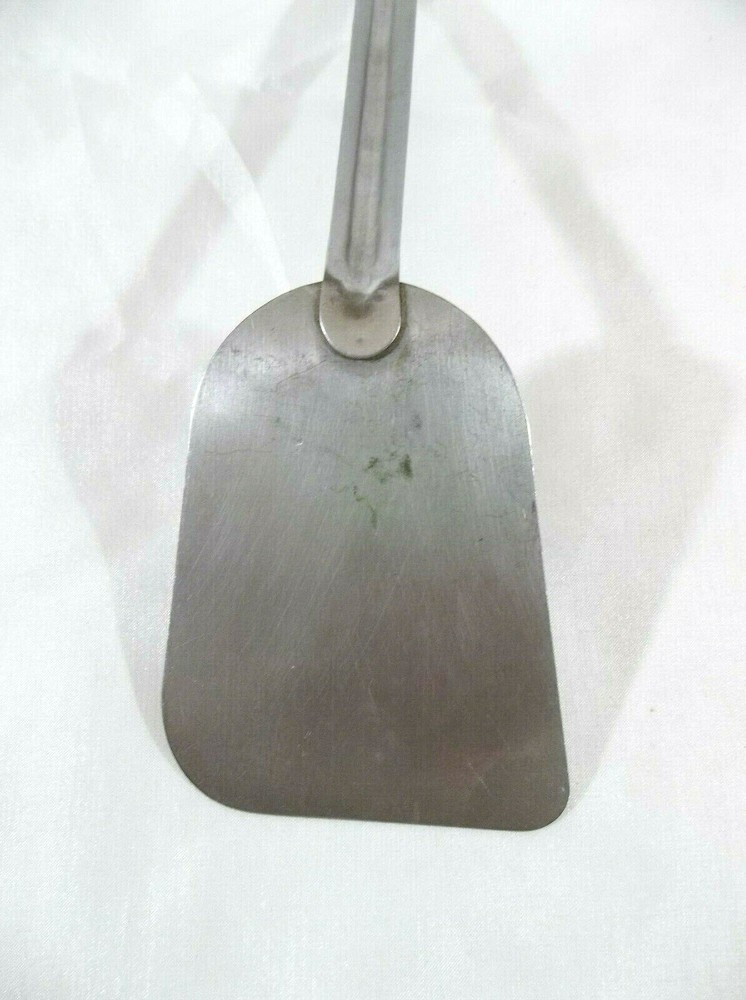 Solid Stainless Steel 12 1/2" Lifting/Turning Spatula with Hang-On Hook Handle