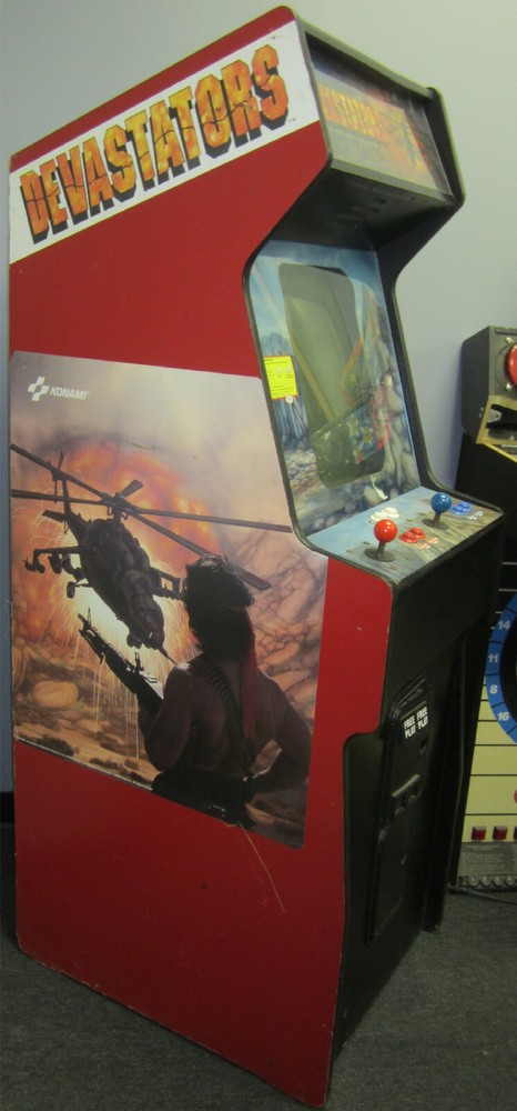 DEVASTATORS ARCADE MACHINE by KONAMI 1988 (Excellent Condition) *RARE*