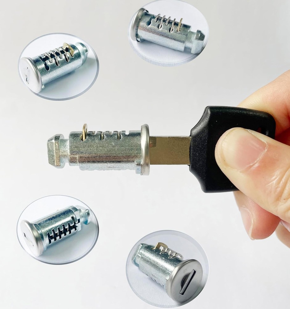 2 Pack Lock Cores Compatible with Thule One-Key System Lock Cylinders, Key Cylin