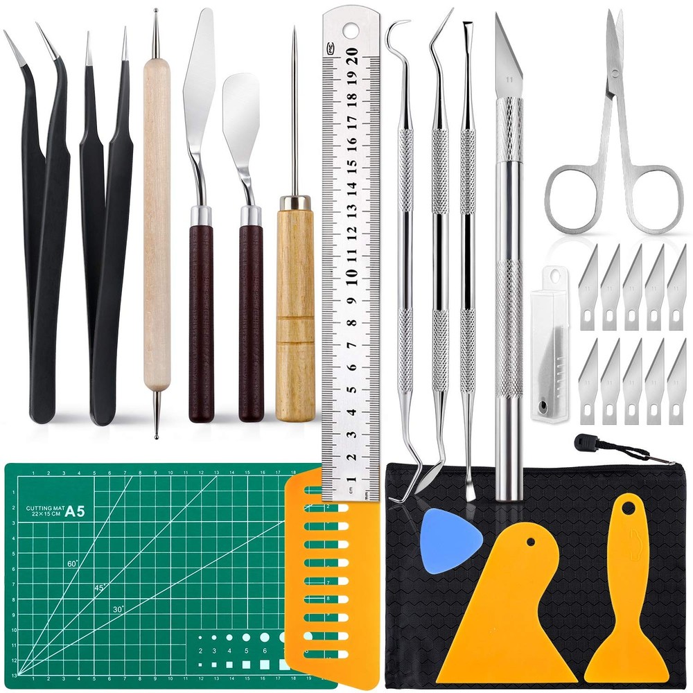 28 PCS Precision Craft Tools Set Vinyl Weeding Tools Kit for Weeding Vinyl, D...