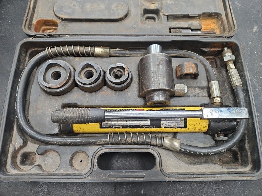 Pittsburg Hydraulic Punch Driver Kit W Case