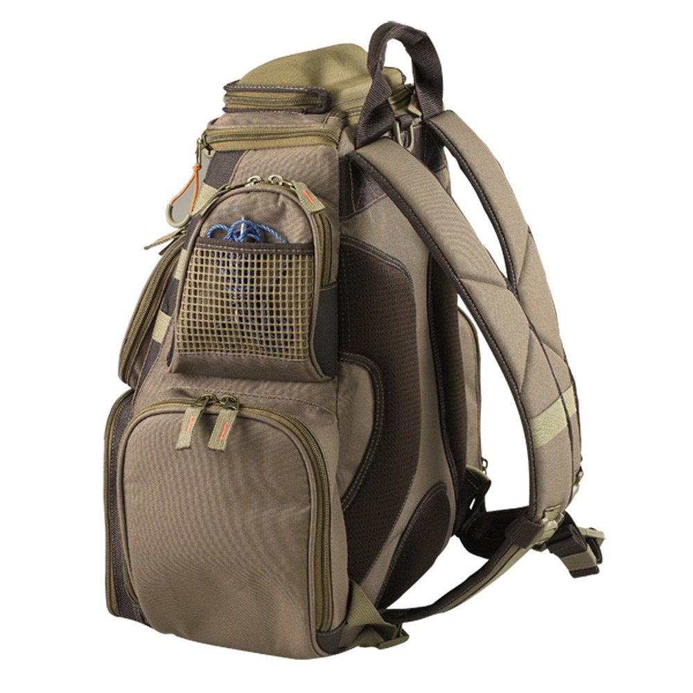 Wild River by CLC WN3604 Tackle Tek Nomad Lighted Backpack, Brown