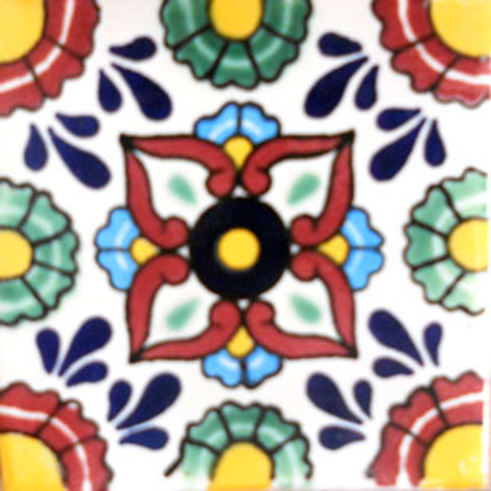 #C090 MEXICAN CERAMIC HANDMADE TALAVERA TILE SETS