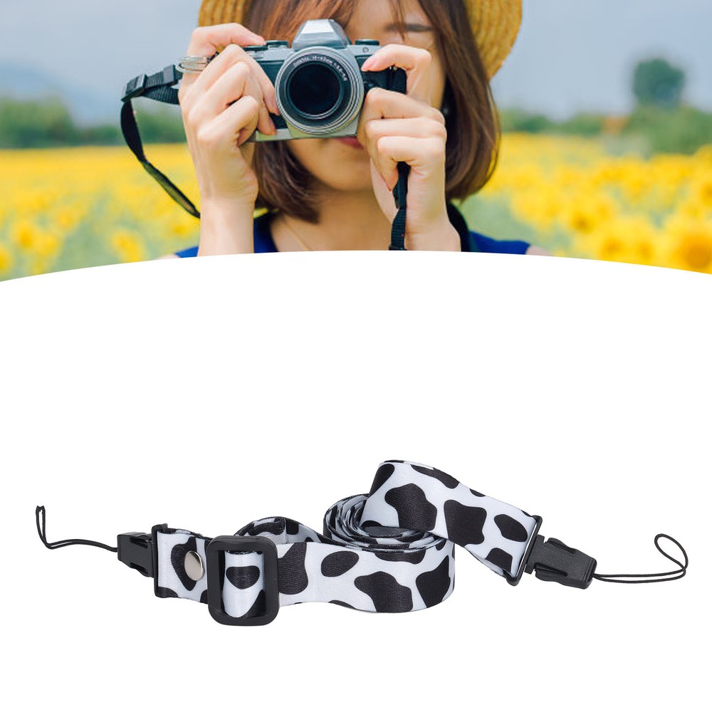 (Milk Cow)Camera Neck Shoulder Strap Universal Adjustable 1.2m Multifunctional