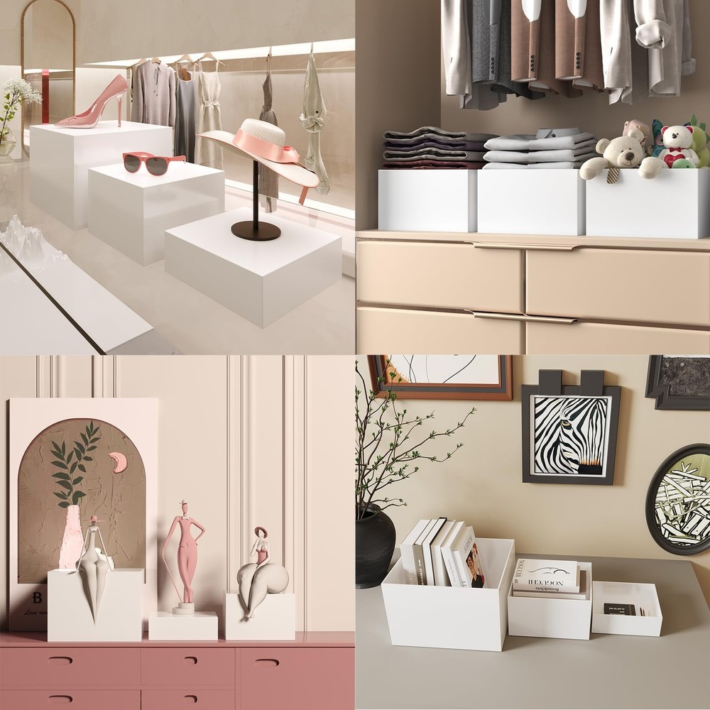 Buffet Risers, Food Risers for Buffet Table, Display Stand Shelf for Catering...