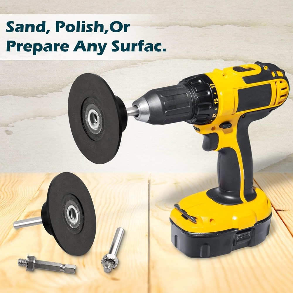 Quick Change Disc Pad Holder, Roloc 3 Inch Sanding Discs...