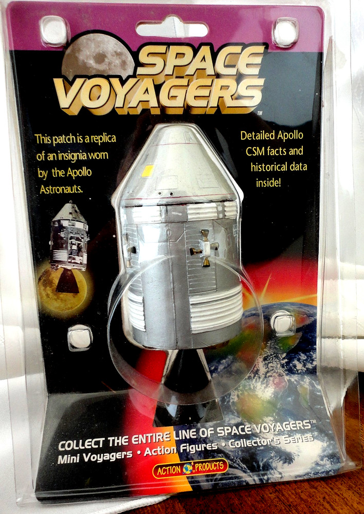 1999 SPACE VOYAGERS APOLLO COMMAND SERVICE MODULE (CSM) TOY*New In Package*Patch