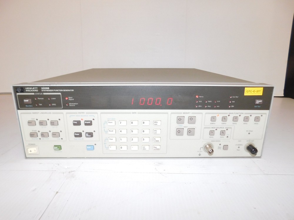 HEWLETT PACKARD HP 3325B SYNTHESIZER / FUNCTION GENERATOR (MPR155)