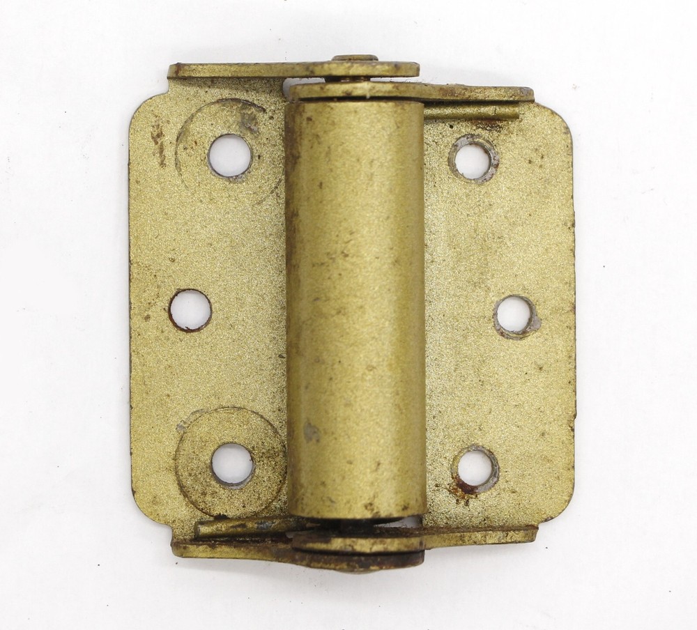 Classic Brass Plated Steel Screen Door Spring Hinge