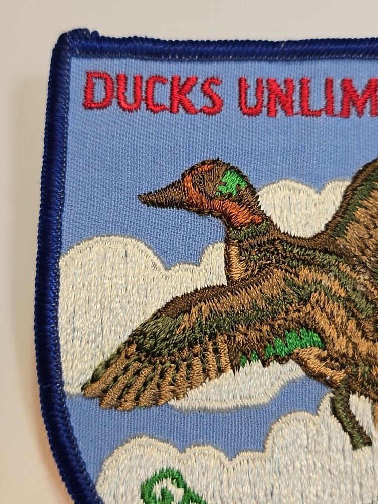 Ducks Unlimited Sew-On Patch Green-Wing