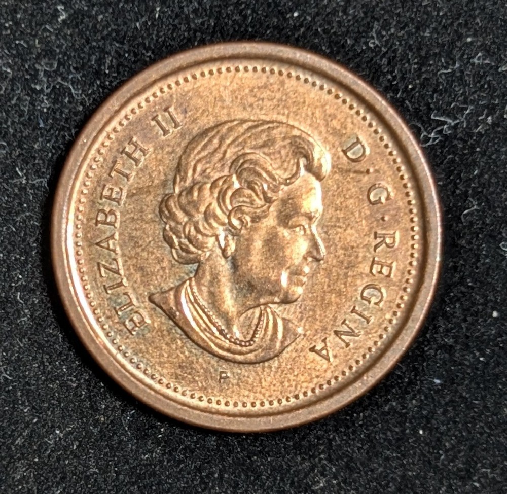 2003 Canada 1 Cent Circulated KM# 289 Brown