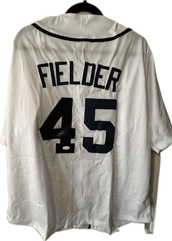 Prince Fielder Signed Custom Big Daddy White Jersey JSA Authenticated Autograph
