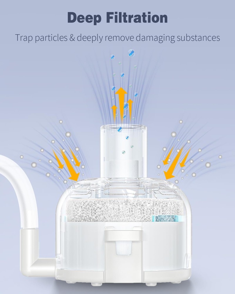 Pawfly Mini Aquarium Sponge Filter, Small Fish Tank Internal Filter