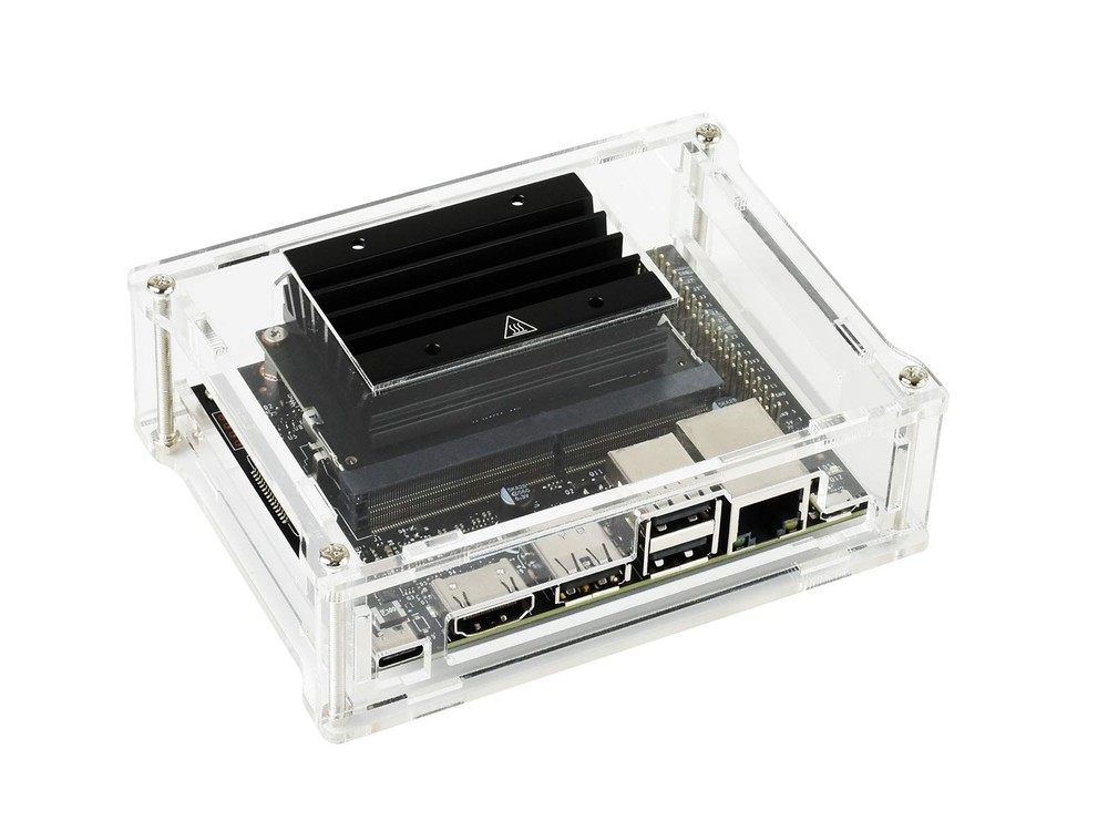Acrylic Clear Case Enclosure Specialized for Jetson Nano 2GB Developer