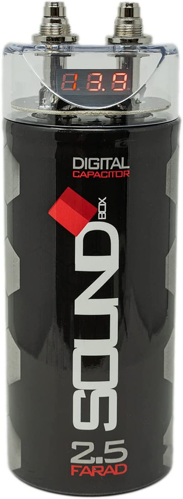 SCAP2D, 2.5 Farad Digital Capacitor for Car Audio - 2500 Watts