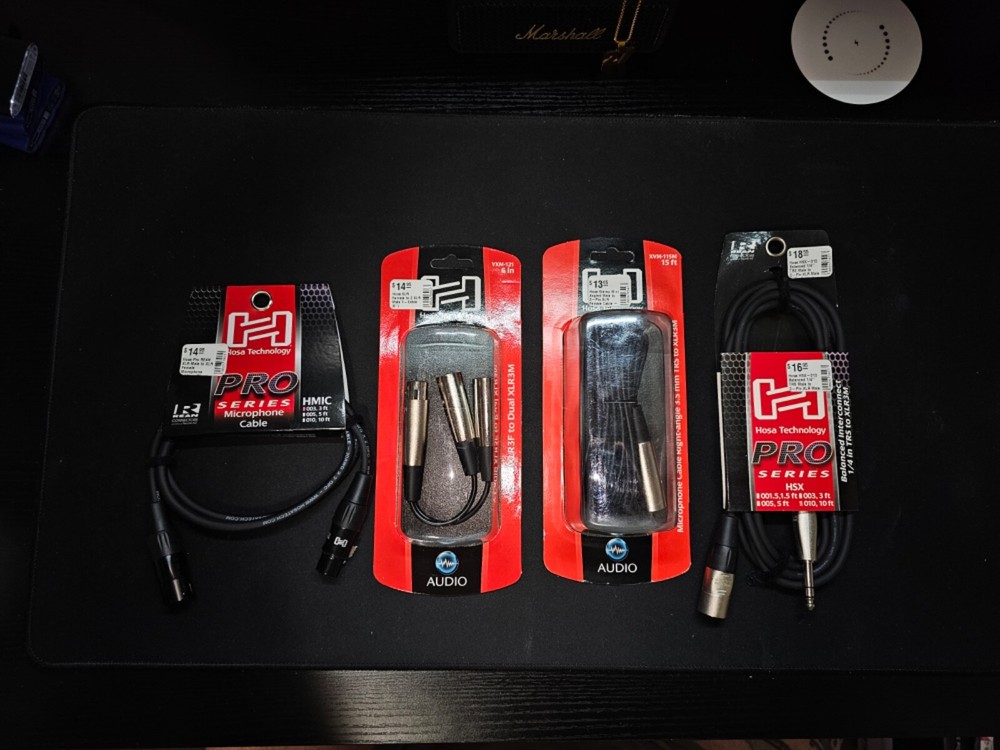 Audio cabels from Hosa Technology