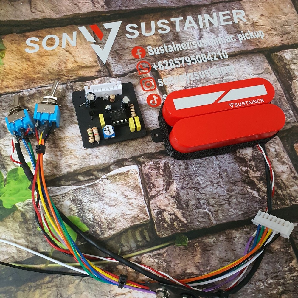 Sustainiac Humbucker (Red)